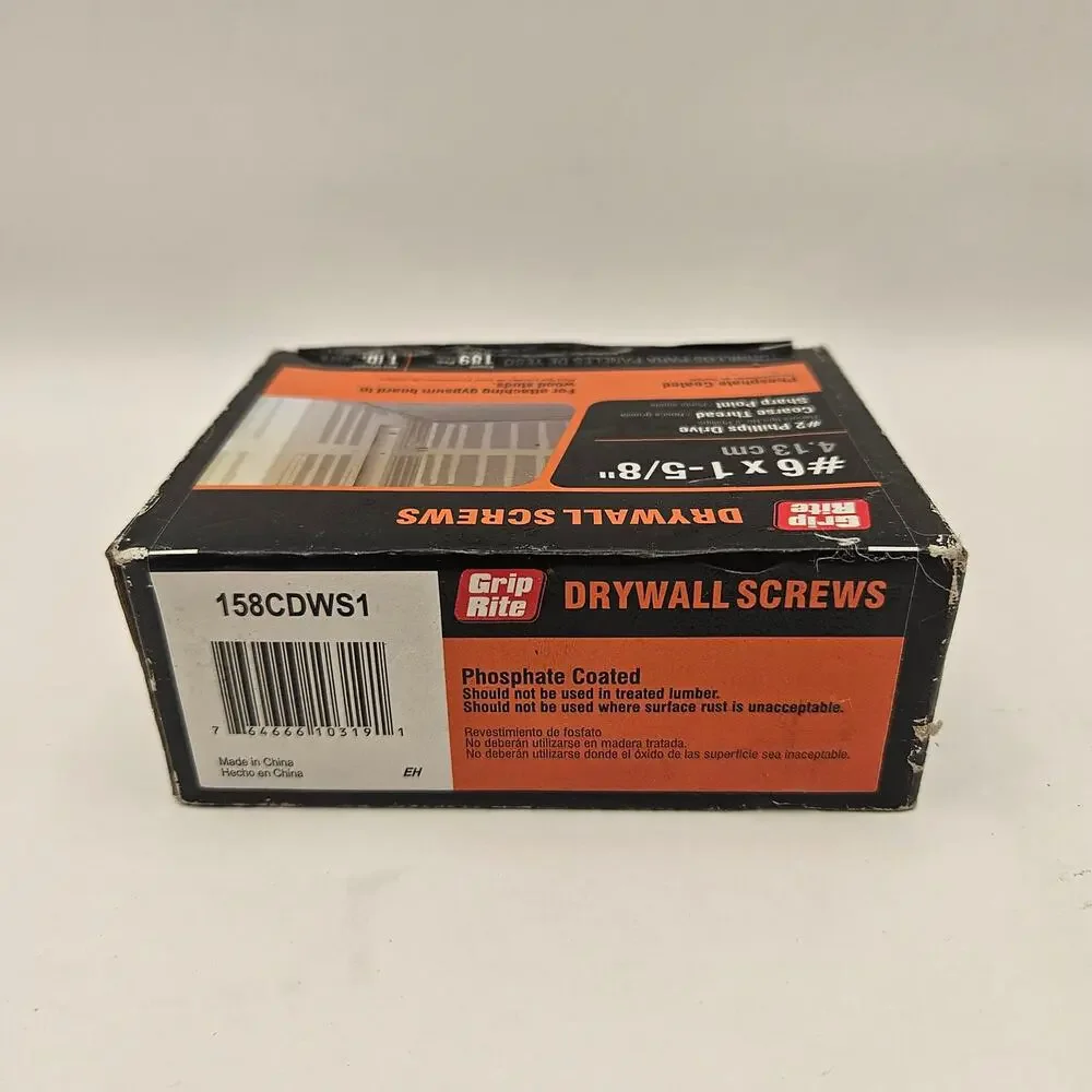 GRIP RITE DRYWALL SCREWS #6 X 1-5/8